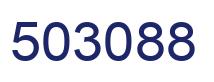 Number 503088 blue image