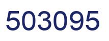 Number 503095 blue image