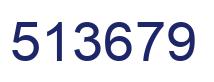 Número 513679 imagen azul