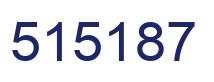 Número 515187 imagen azul