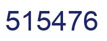 Number 515476 blue image