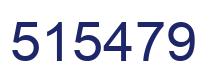 Number 515479 blue image