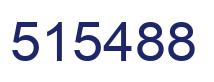 Número 515488 imagen azul