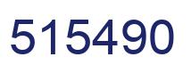 Número 515490 imagen azul