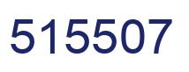 Number 515507 blue image