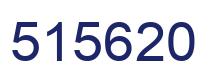 Number 515620 blue image