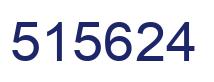 Number 515624 blue image