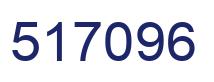 Number 517096 blue image