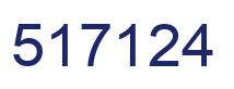 Number 517124 blue image