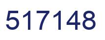 Number 517148 blue image