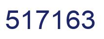 Number 517163 blue image