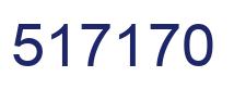 Número 517170 imagen azul