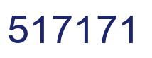 Número 517171 imagen azul