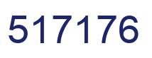 Número 517176 imagen azul