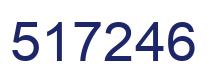 Number 517246 blue image