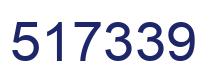 Number 517339 blue image