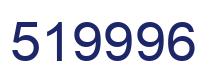 Number 519996 blue image