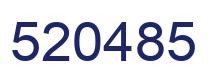 Número 520485 imagen azul