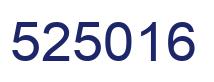 Number 525016 blue image