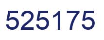 Número 525175 imagen azul