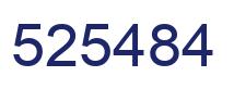 Number 525484 blue image