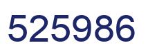 Número 525986 imagen azul