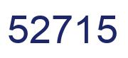 Number 52715 blue image