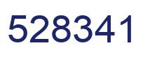 Number 528341 blue image