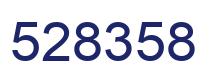 Number 528358 blue image