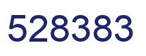 Number 528383 blue image