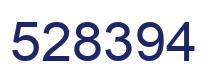Number 528394 blue image