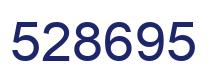 Number 528695 blue image