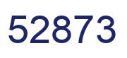 Number 52873 blue image
