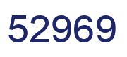 Number 52969 blue image