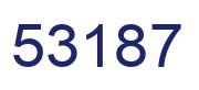 Number 53187 blue image