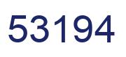 Number 53194 blue image