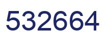Number 532664 blue image