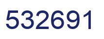 Number 532691 blue image