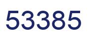 Number 53385 blue image