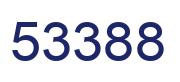 Number 53388 blue image