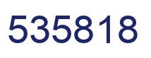 Número 535818 imagen azul