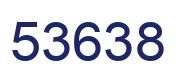 Number 53638 blue image