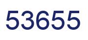 Number 53655 blue image