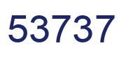 Number 53737 blue image