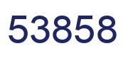 Number 53858 blue image