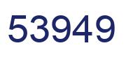 Number 53949 blue image