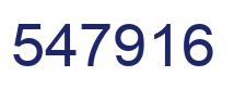 Number 547916 blue image