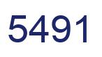 Number 5491 blue image