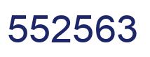 Número 552563 imagen azul