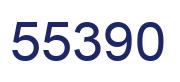 Number 55390 blue image